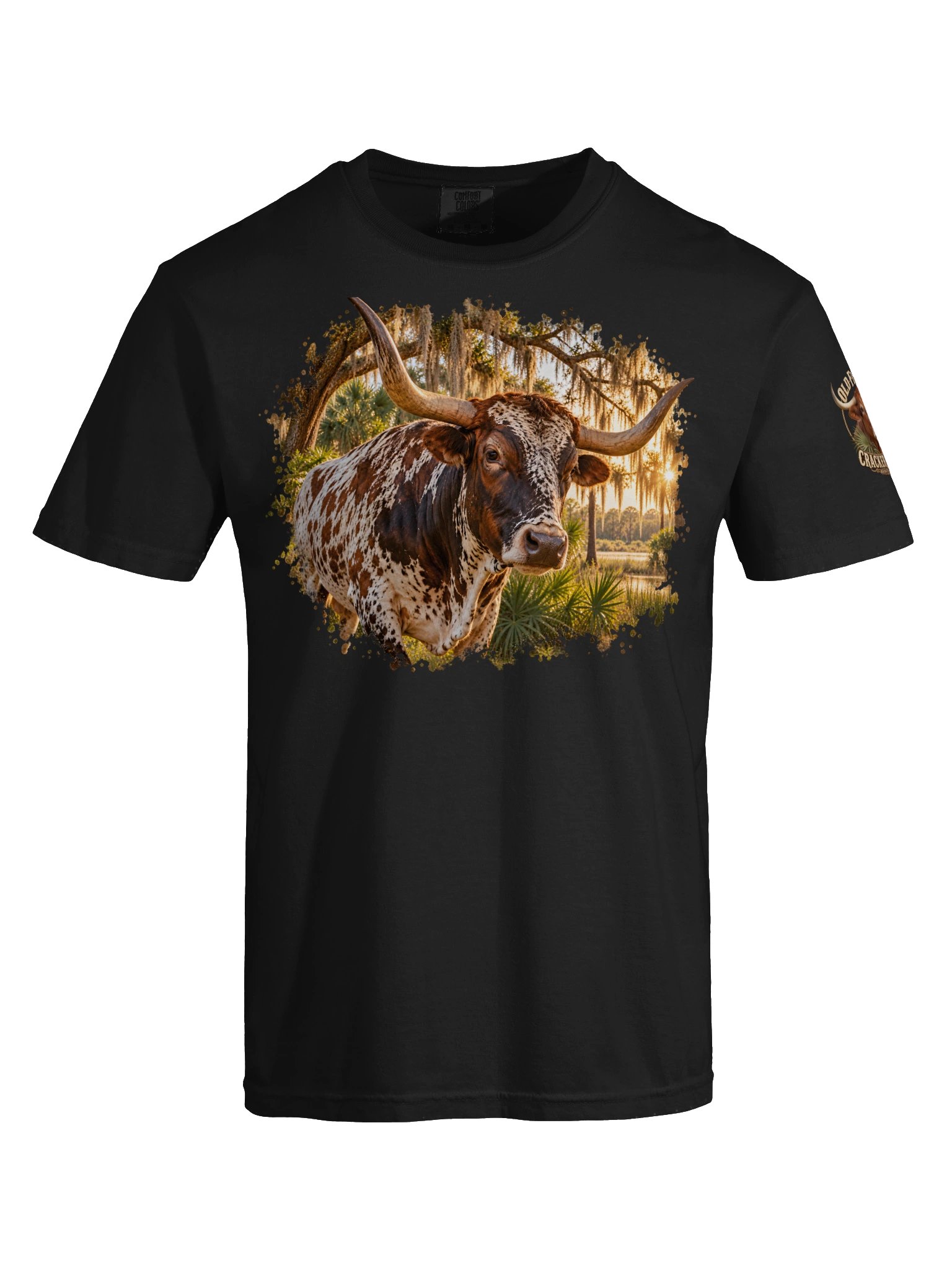 Florida Cracker Cattle T-Shirt | Old Florida Ranch Tee | BROKEN BODY™ product image (12)