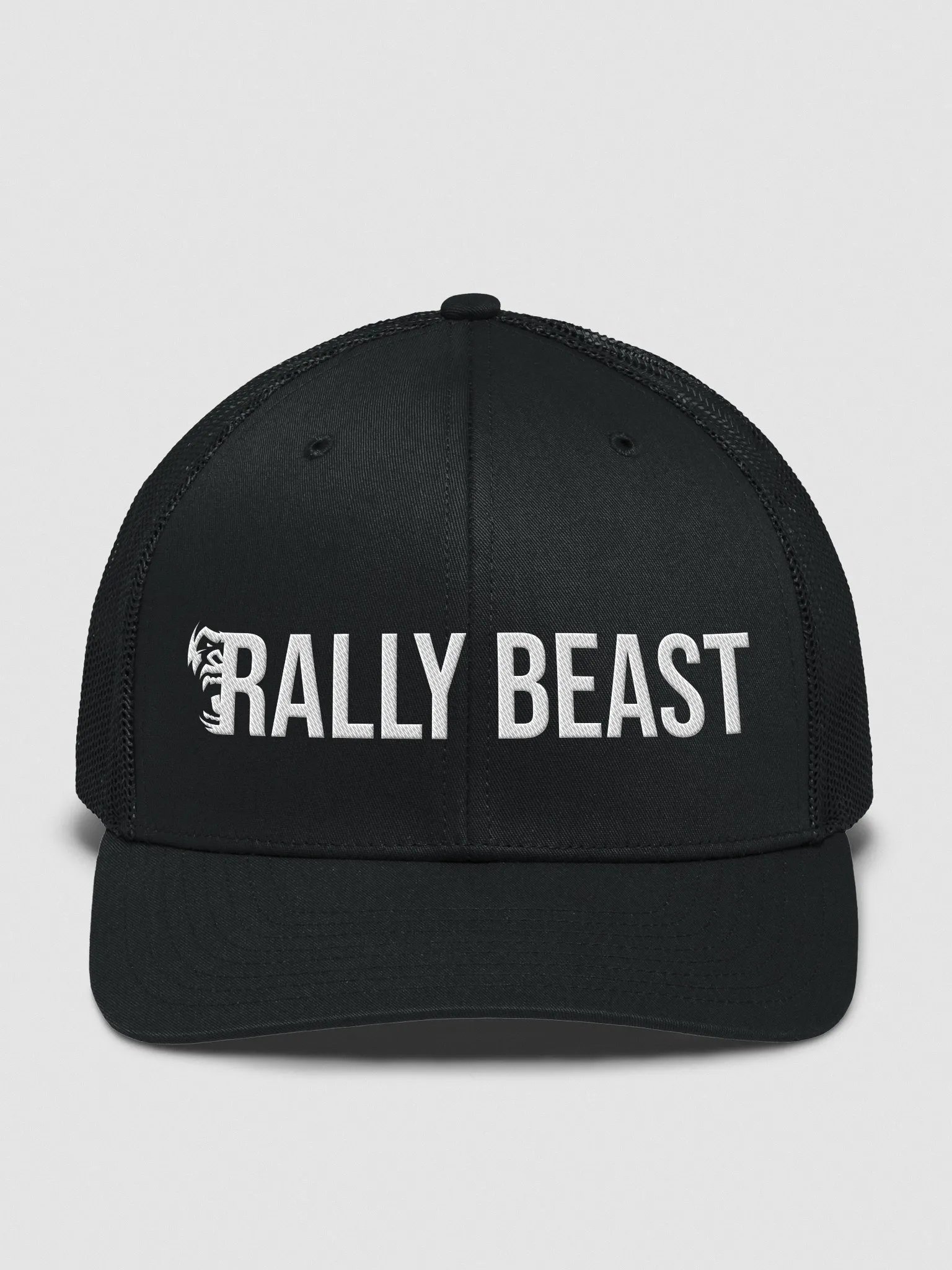 White Logo Mesh Snapback product image (1)
