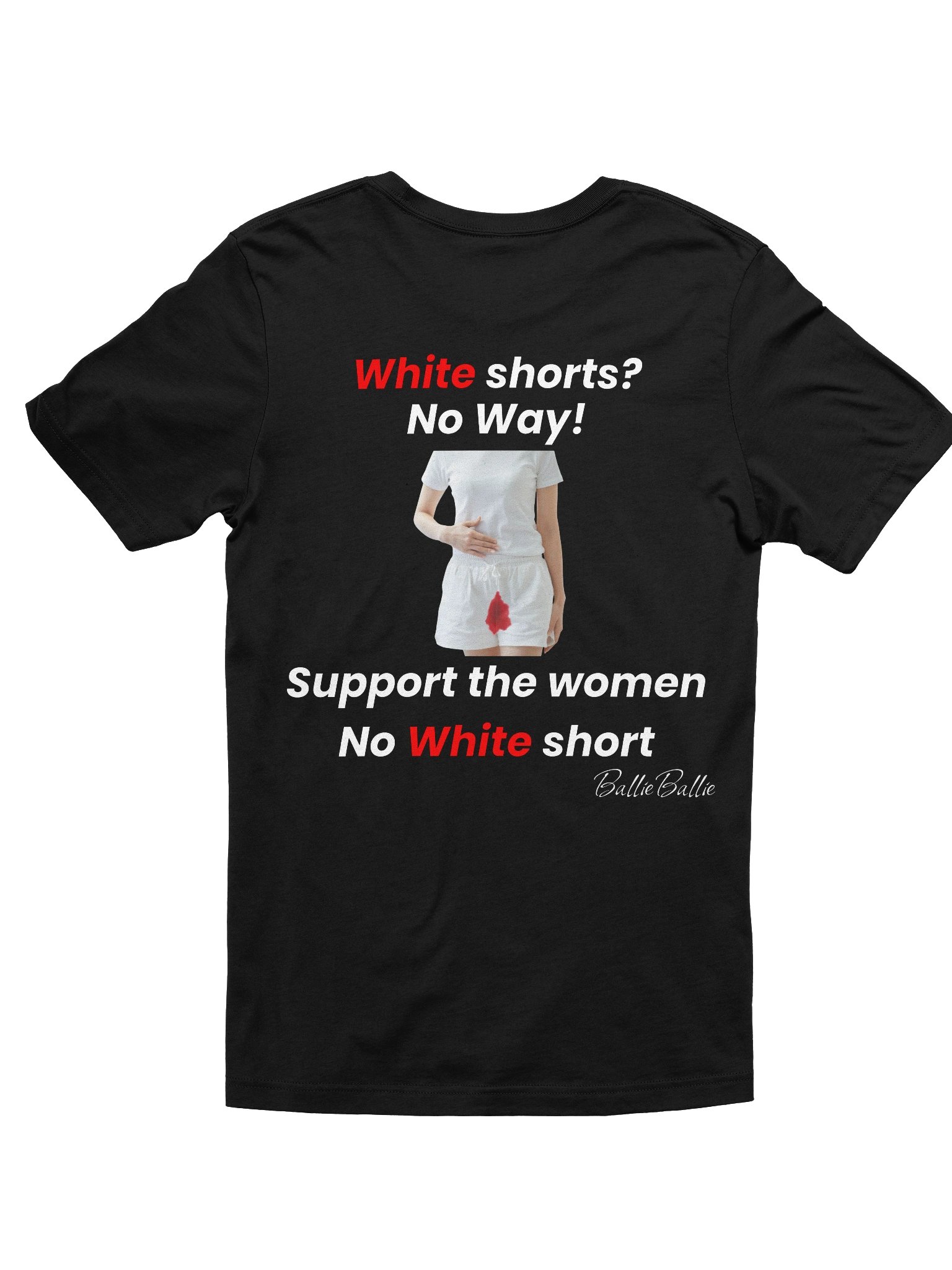White short? No Way! Support the women No white short product image (2)