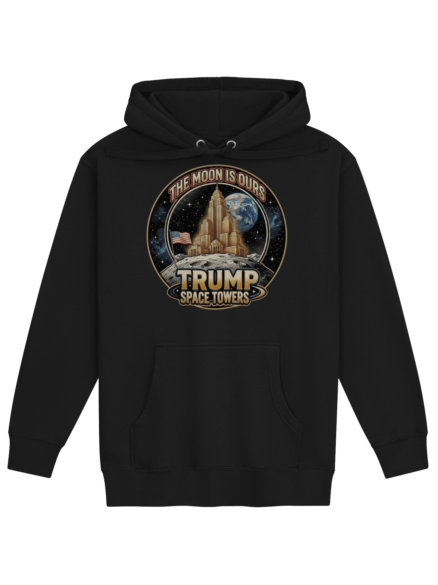 The Moon Is Ours Retro-Style Hoodie product image (1)