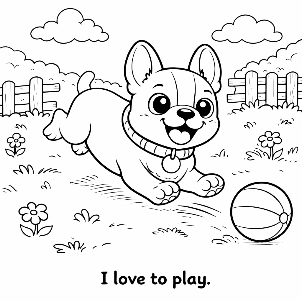 Buddy the French Bulldog’s Happy Day Coloring Book product image (4)