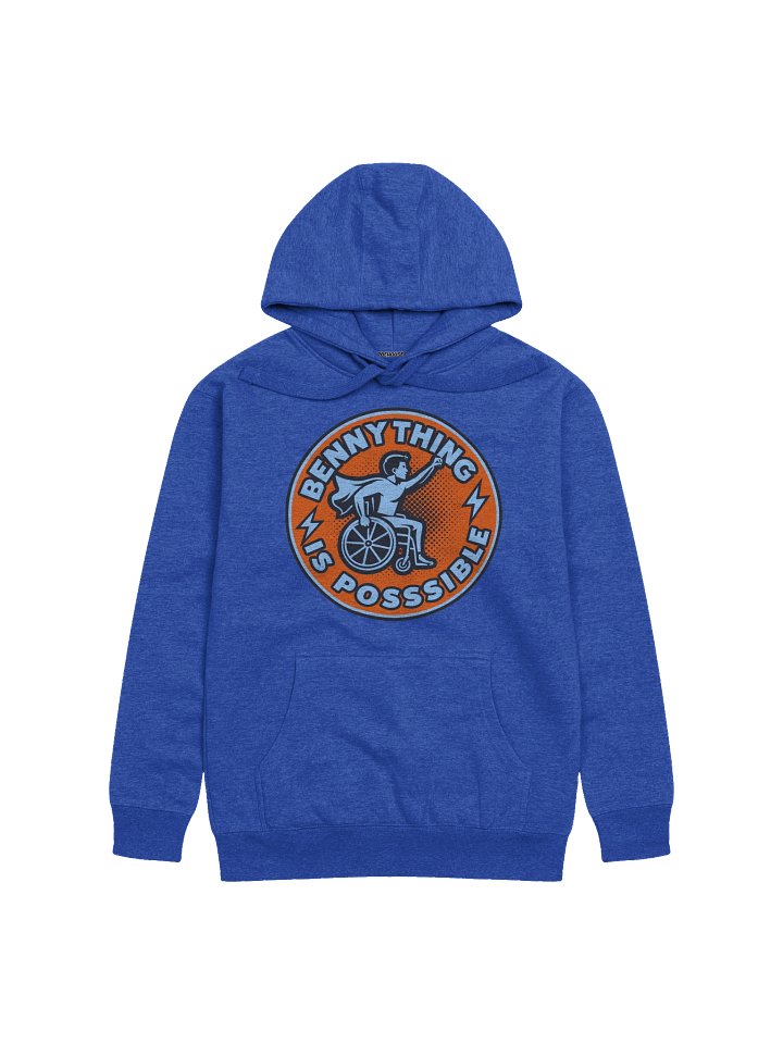 BENNYTHING Is Possible Orange Logo Premium Hoodie [Unisex] product image (10)