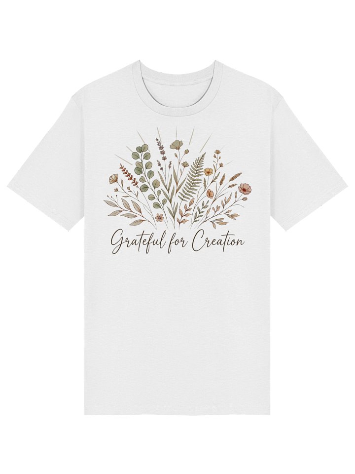 Grateful for Creation – Creation Care Faith Organic Cotton T-Shirt product image (22)