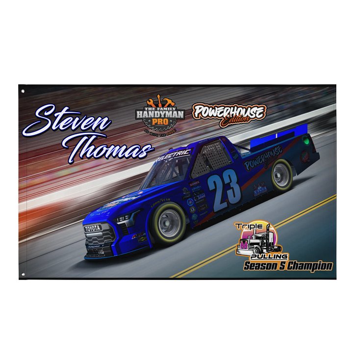 Steven Thomas #23 Season 5 Championship Flag product image (1)
