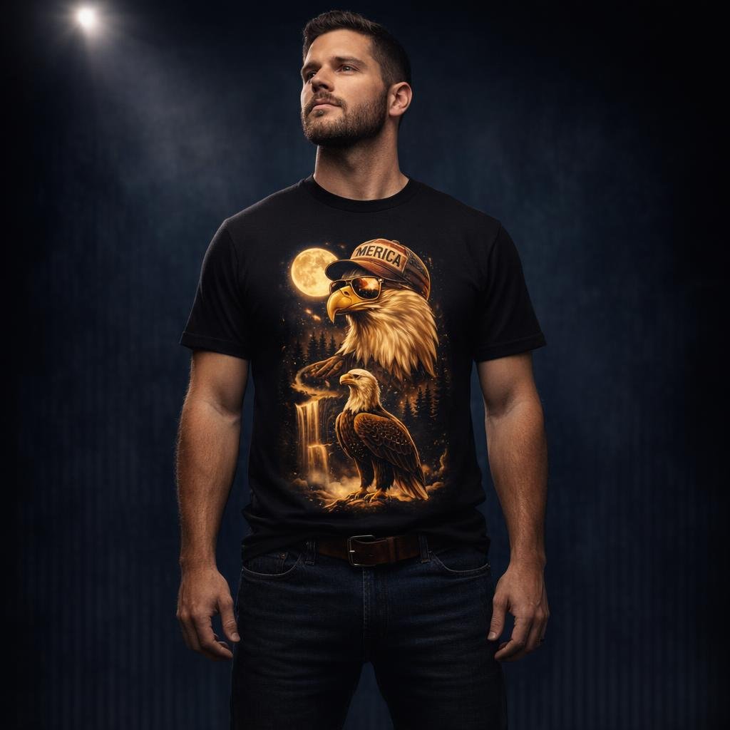 Artemis II Moon Mission T-Shirt – 250 Years America Tee, Patriotic Space Graphic Shirt product image (2)