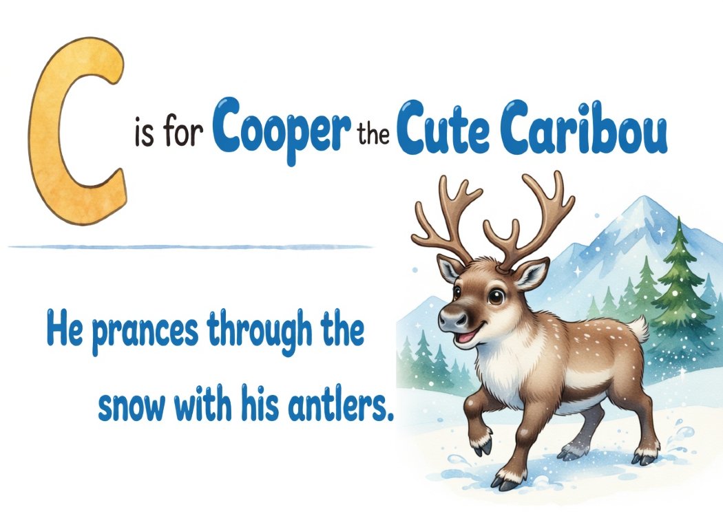 Adventure Cubs A–Z Animal Flash Cards | Fun & Educational Learning Set for Kids Ages 3–8 | Printable Homeschool Resource product image (4)