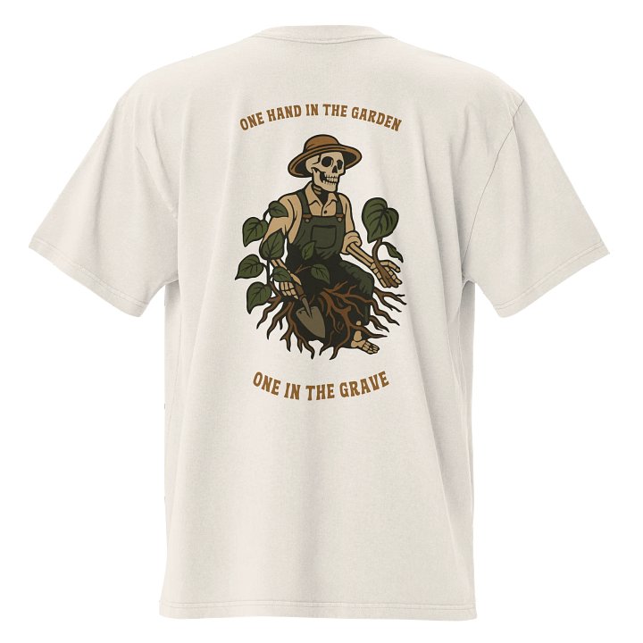 GERIATRIC GARDENERS CLUB - Oversized Faded T-Shirt product image (1)