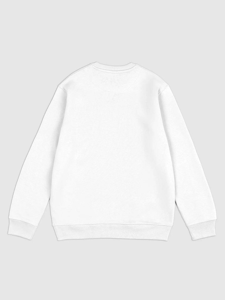 I Make Crime Pay - White Eco Unisex Sweatshirt product image (2)