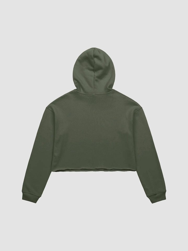 MaddenBae Signature Cropped Hoodie (white font) product image (2)