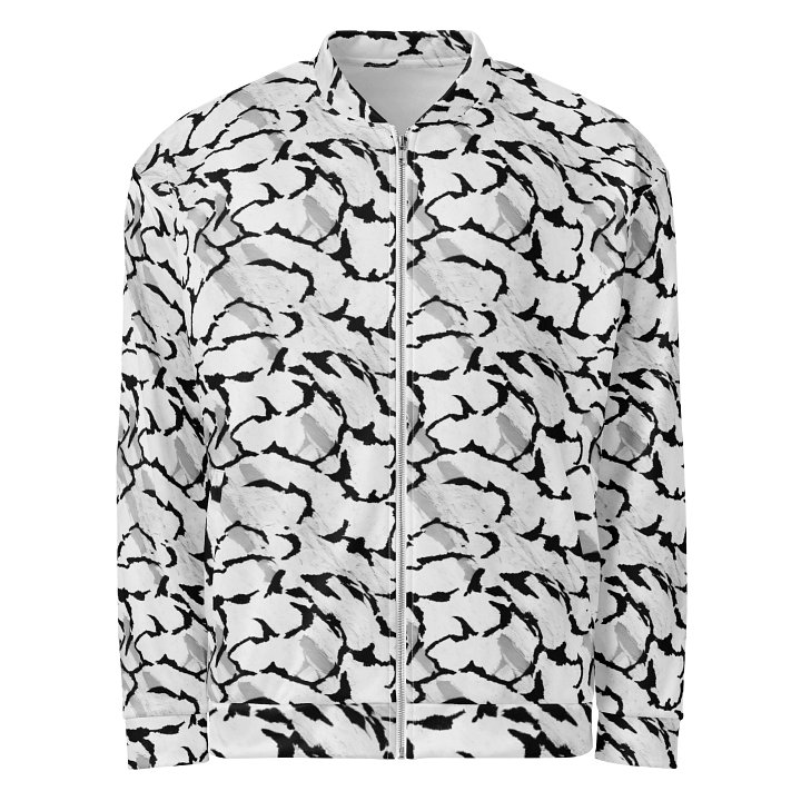 Black White Bomber Jacket product image (1)