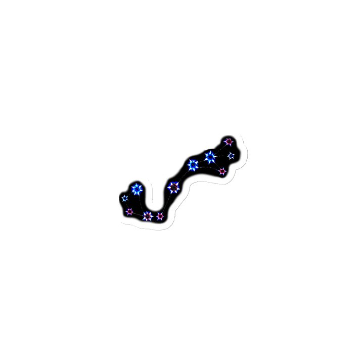 Scorpius Flower Constellation Magnet product image (1)
