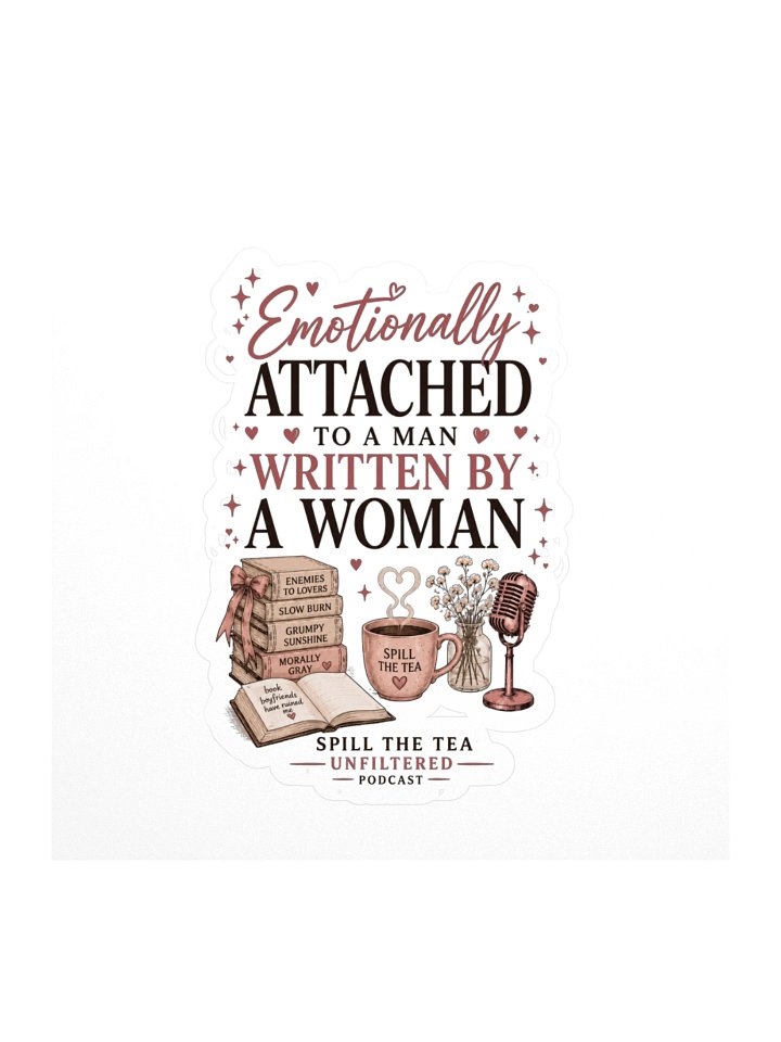 Emotionally Attached Kiss Cut Sticker product image (1)