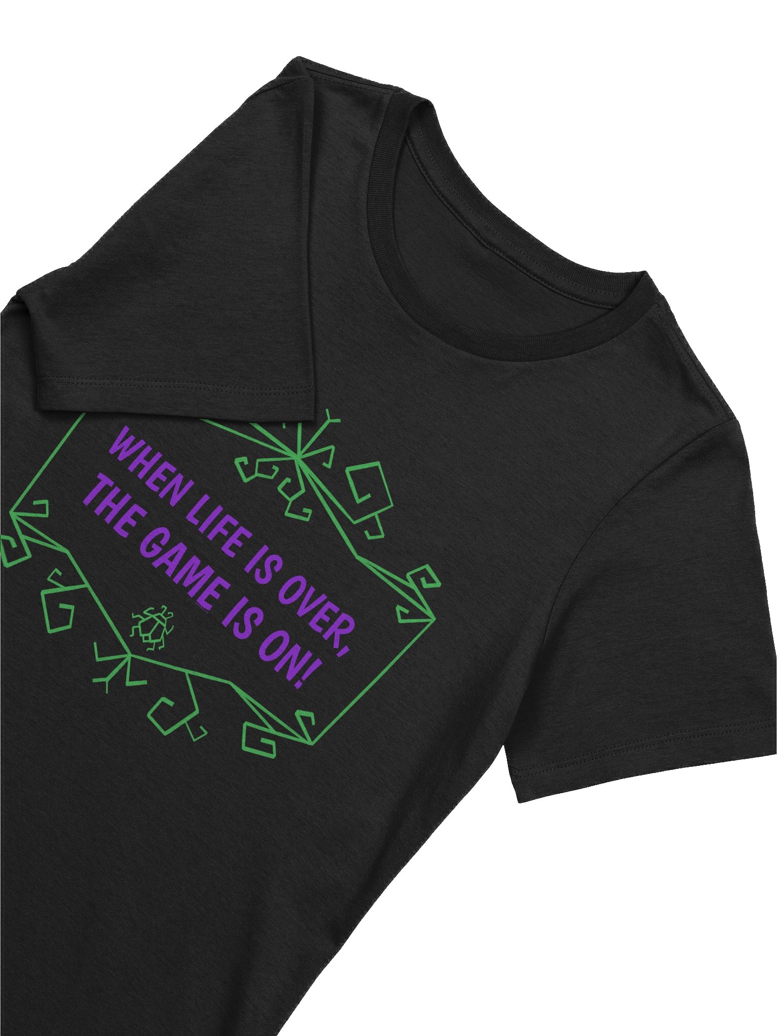 [UM Designs] When Life Is Over, The Game Is On - Women's Graphic Tee product image (5)