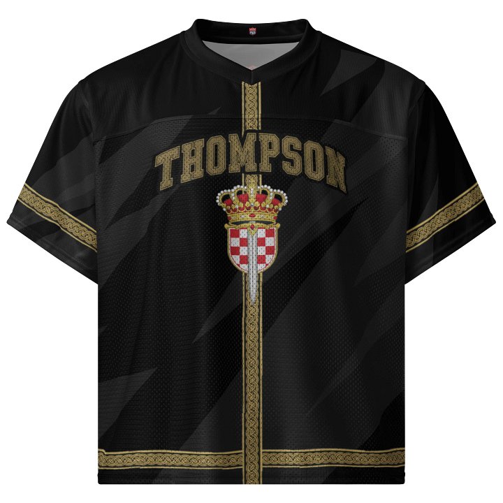 M.P. Thompson Crown All-Over Football Jersey Gold Edition product image (1)