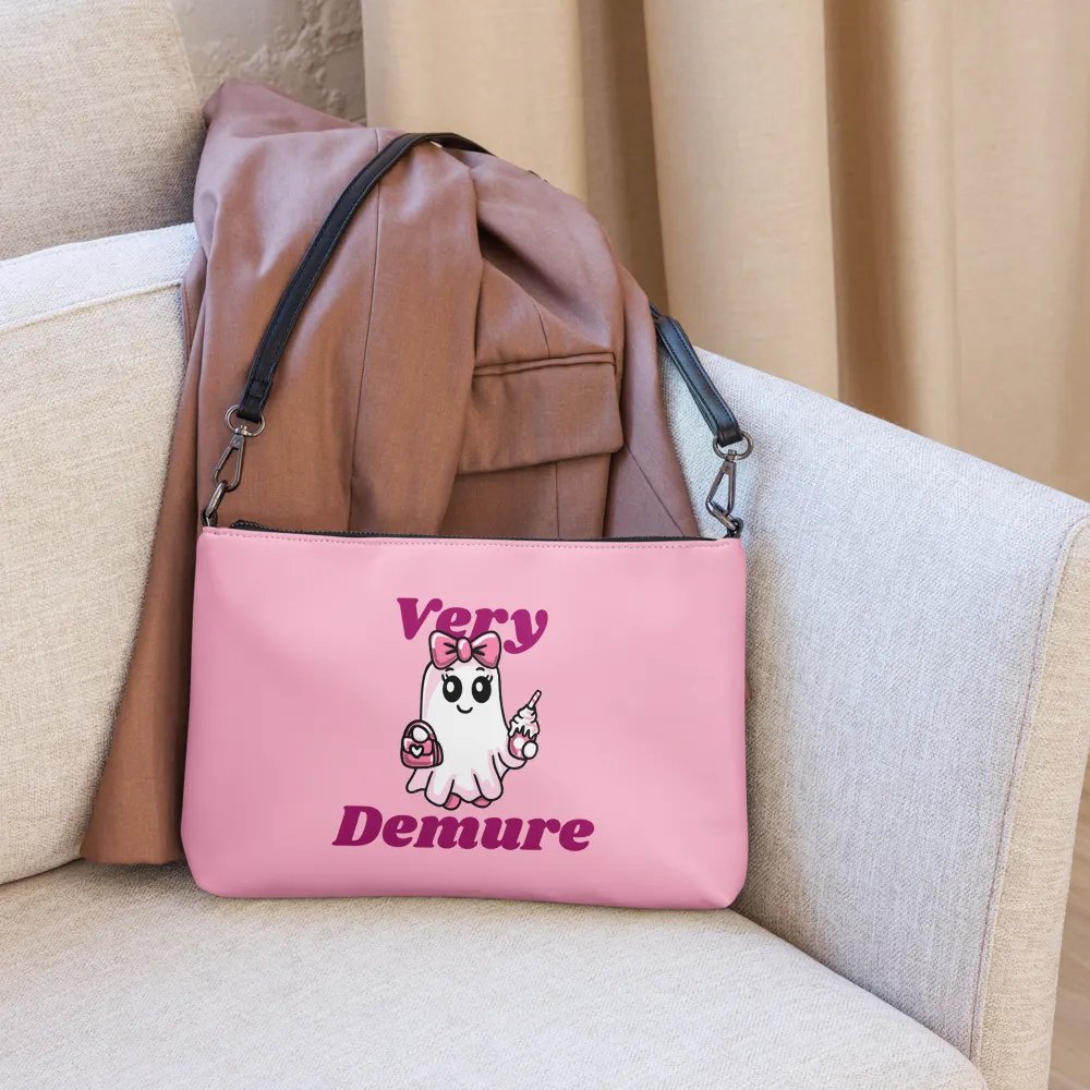 Very Demure Cute Ghost Flip-Sided Faux Leather Crossbody Bag product image (8)