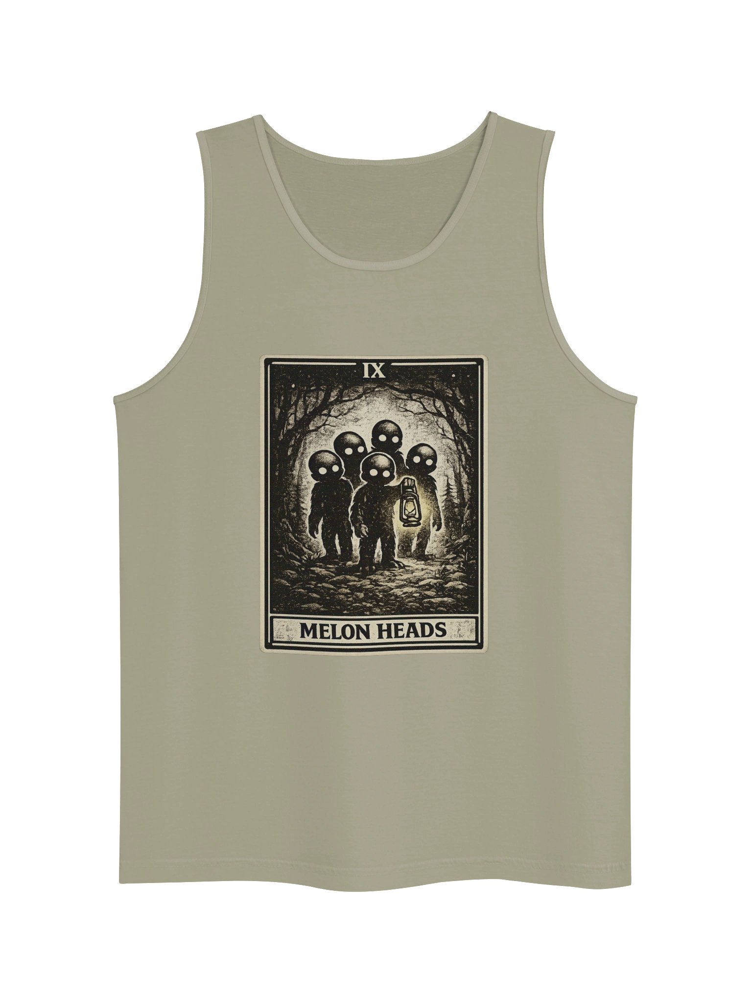 MELON HEADS- THE HERMIT- UNISEX GARMENT DYED TANK TOP product image (17)