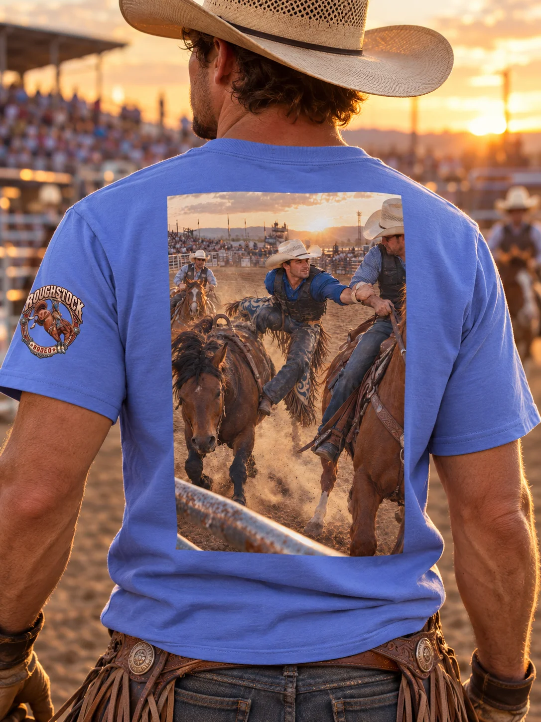 Bareback Bronc Chute to Pickup T-Shirt | ROUGHSTOCK RODEO™ product image (128)