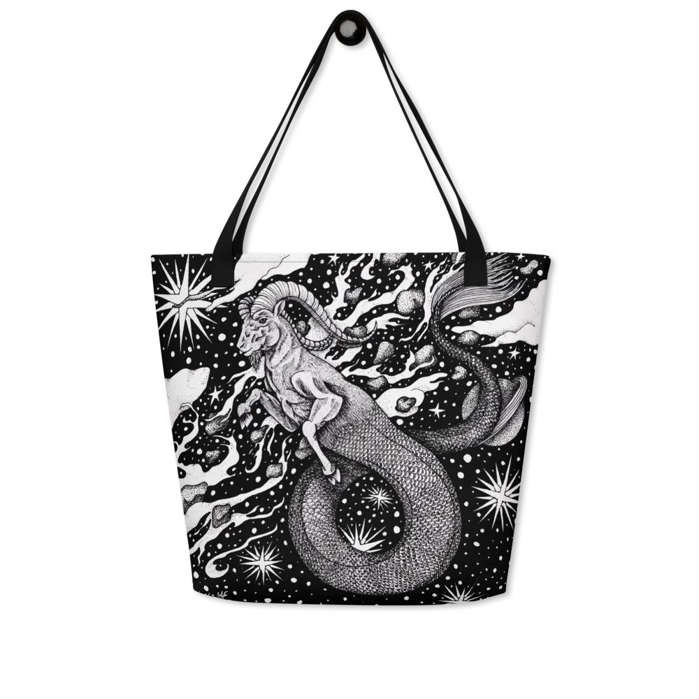 Capricorn Zodiac All Over Print Tote Bag product image (4)