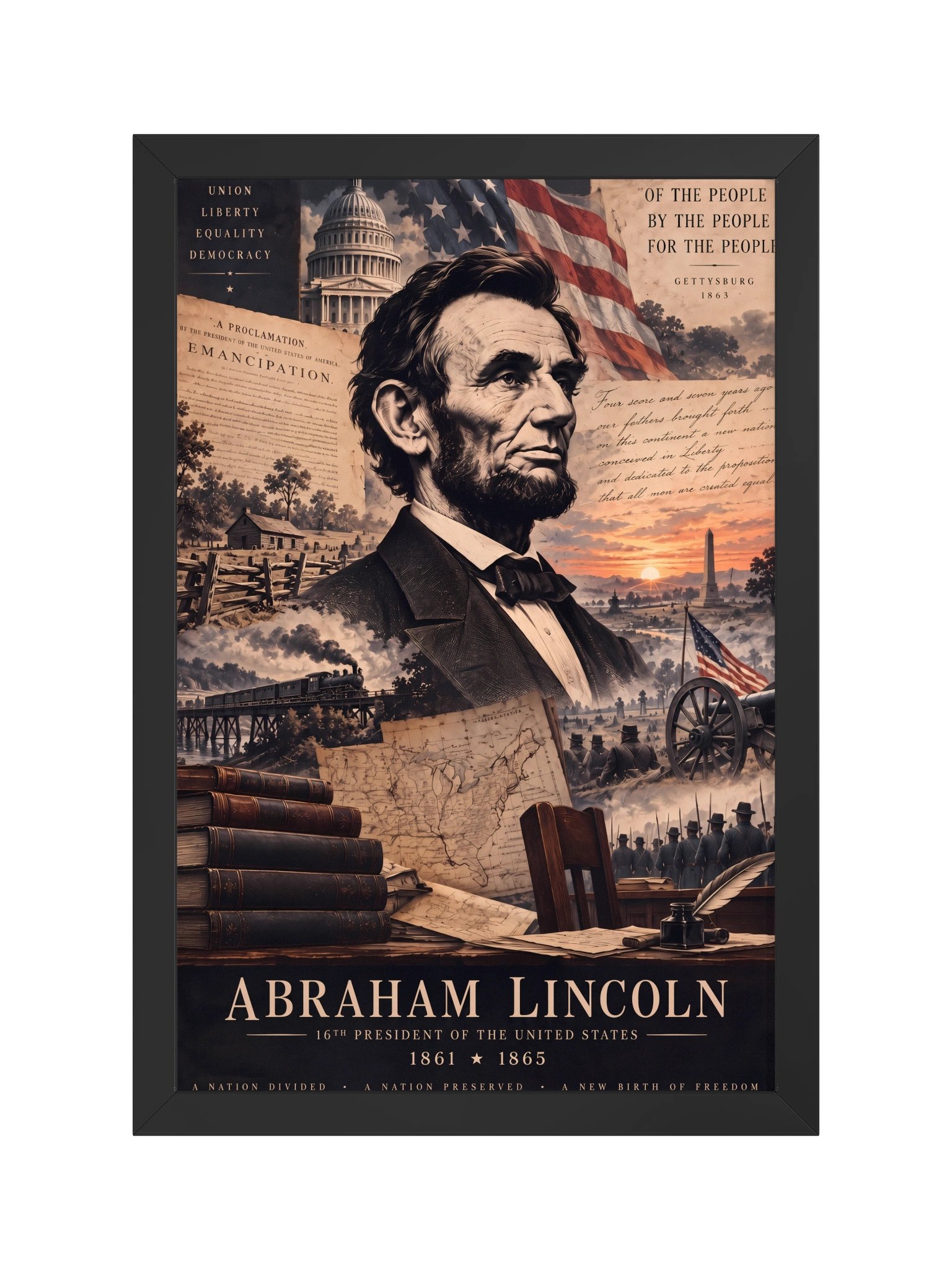 Abraham Lincoln History Poster product image (3)
