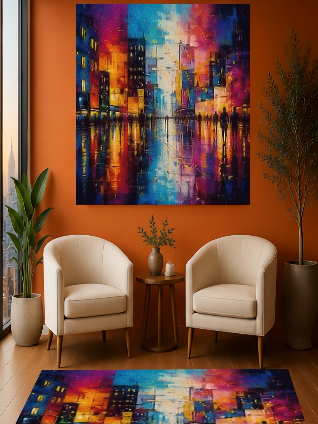 Vibrant Urban Rainscape - The Canvas product image (2)