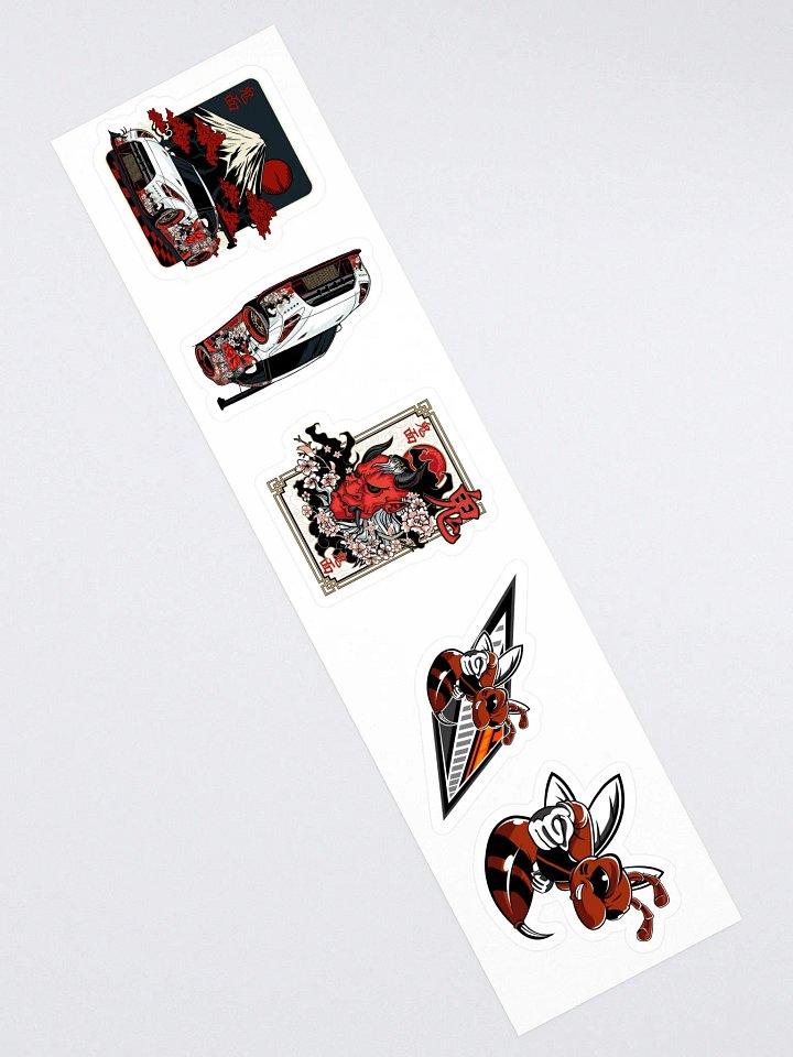 Sticker Strip 15" x 3.75" Oni & Angry Bee product image (2)