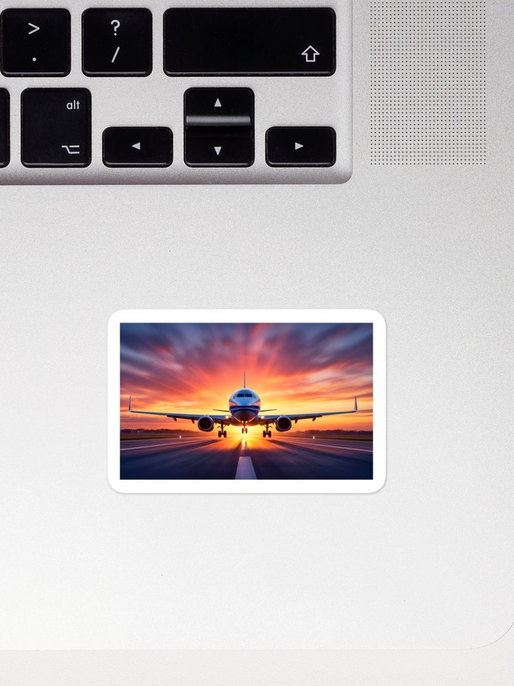 Full Throttle At Sunrise Sticker product image (1)