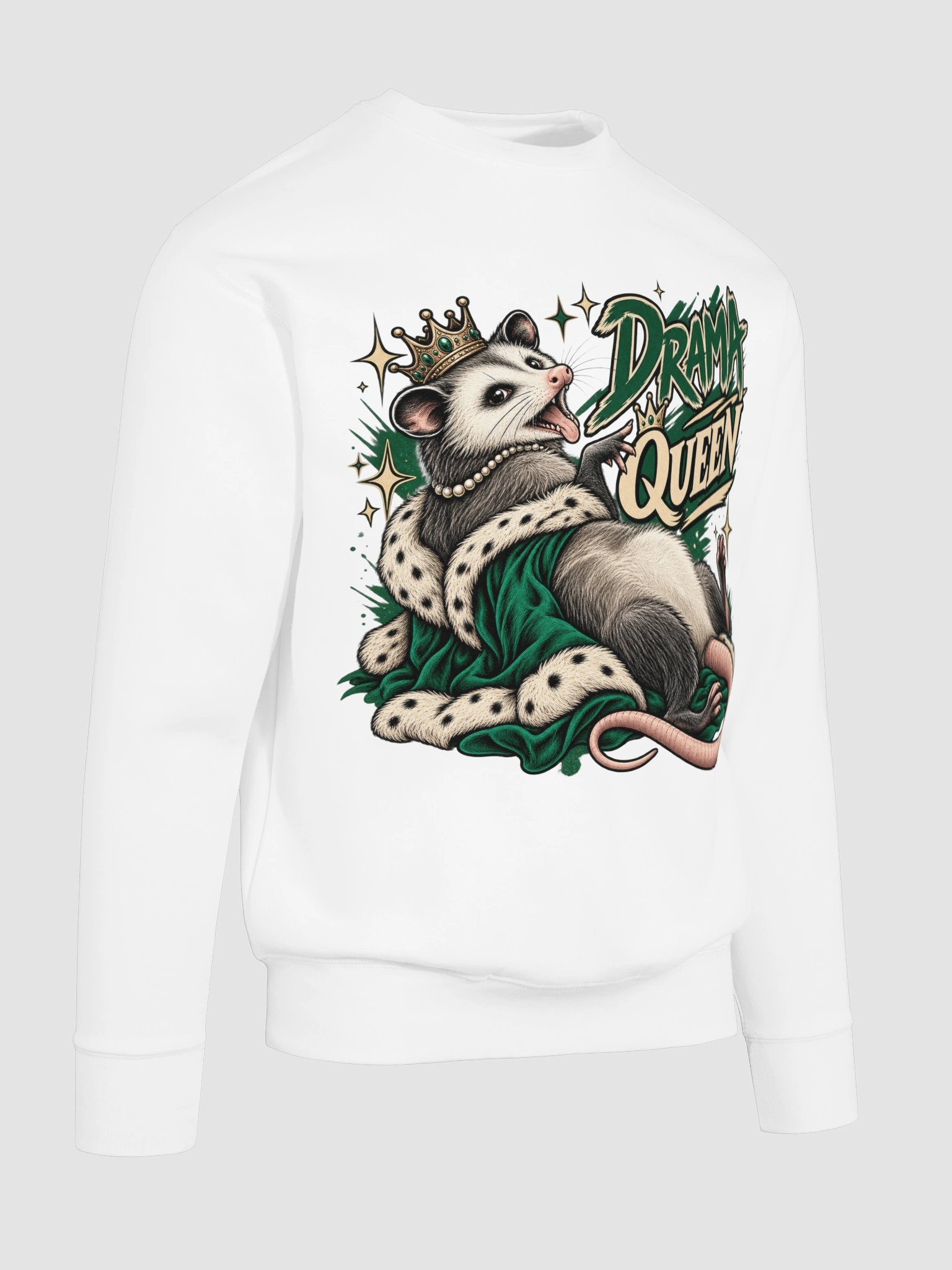 Opossum Drama Queen - Sarcastic Funny Animal Lover Sweatshirt product image (6)