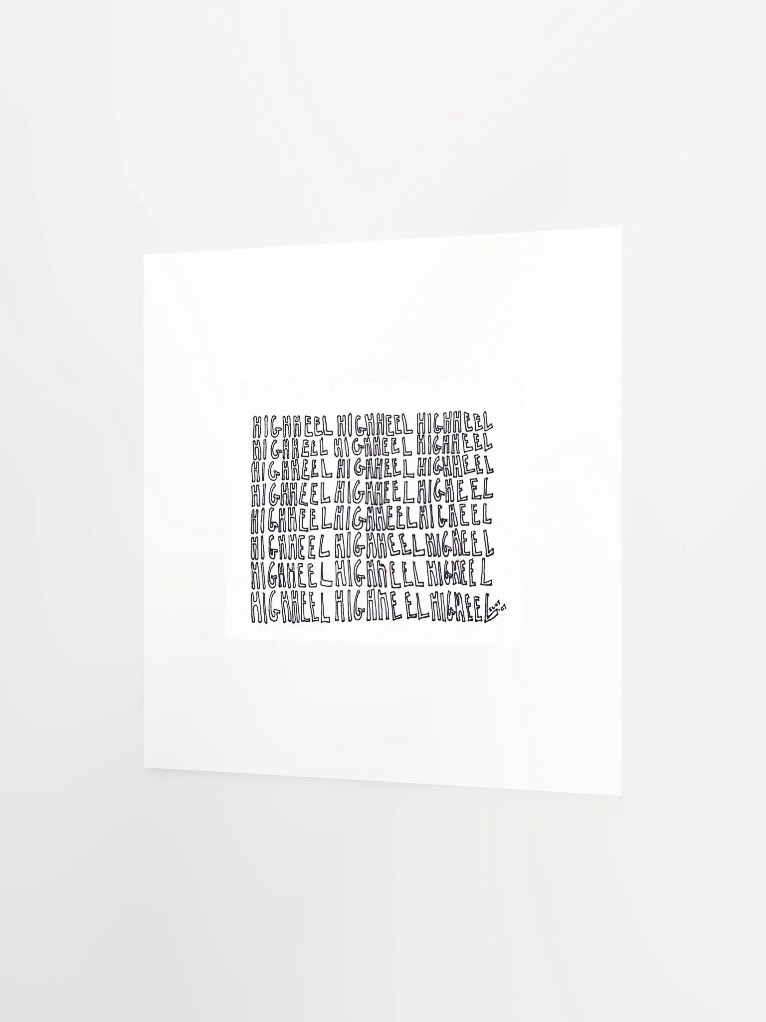 HIGHHEEL panel card print product image (4)