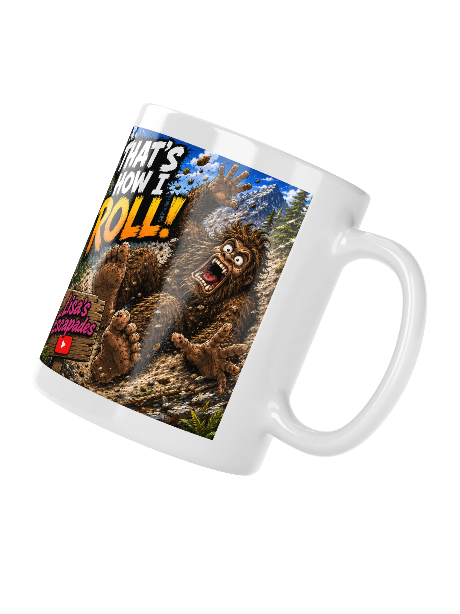 Trending That’s How I Roll Bigfoot Mug product image (4)