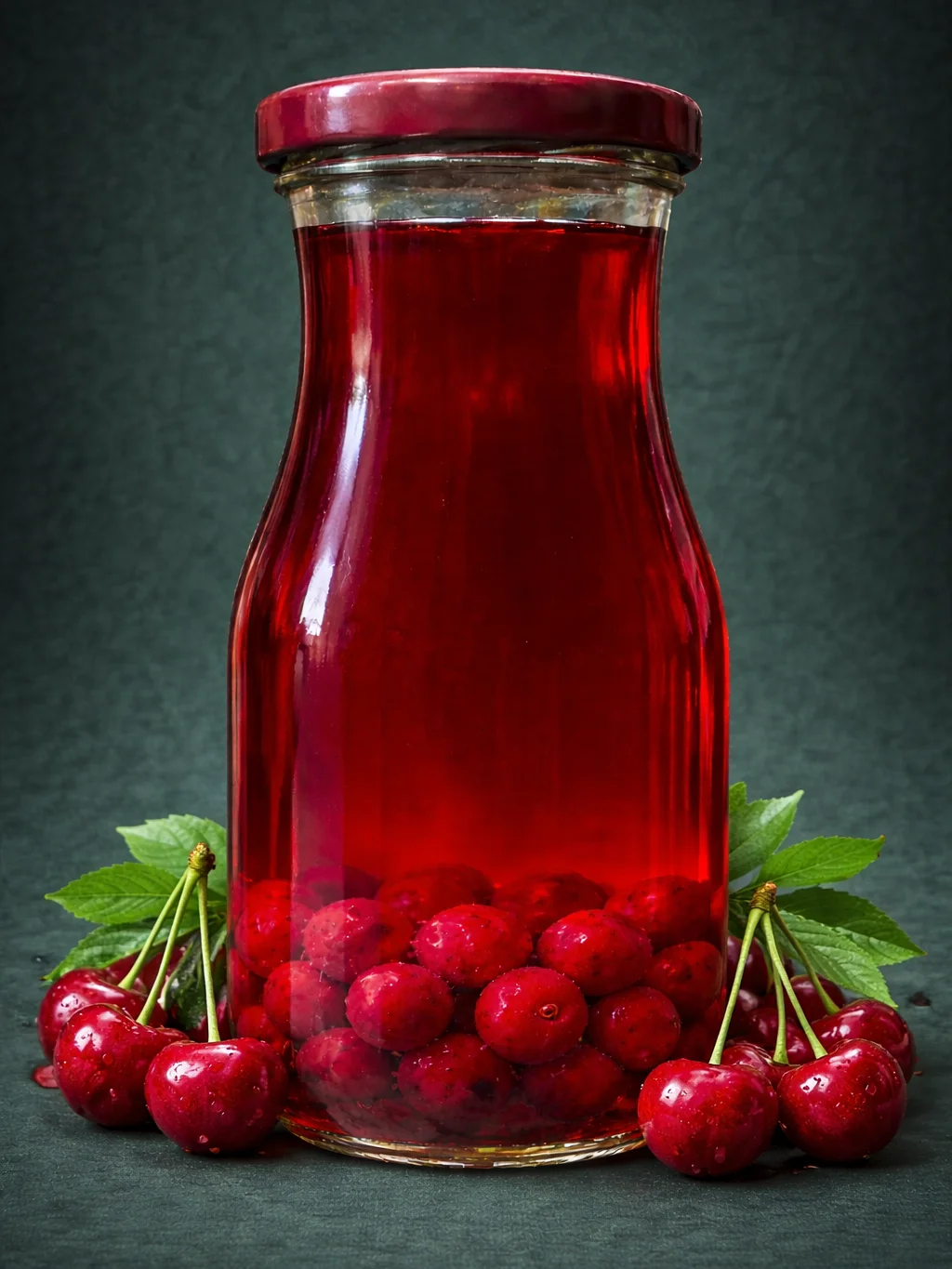 Sour Cherry Compote Sugarfree 1L product image (1)