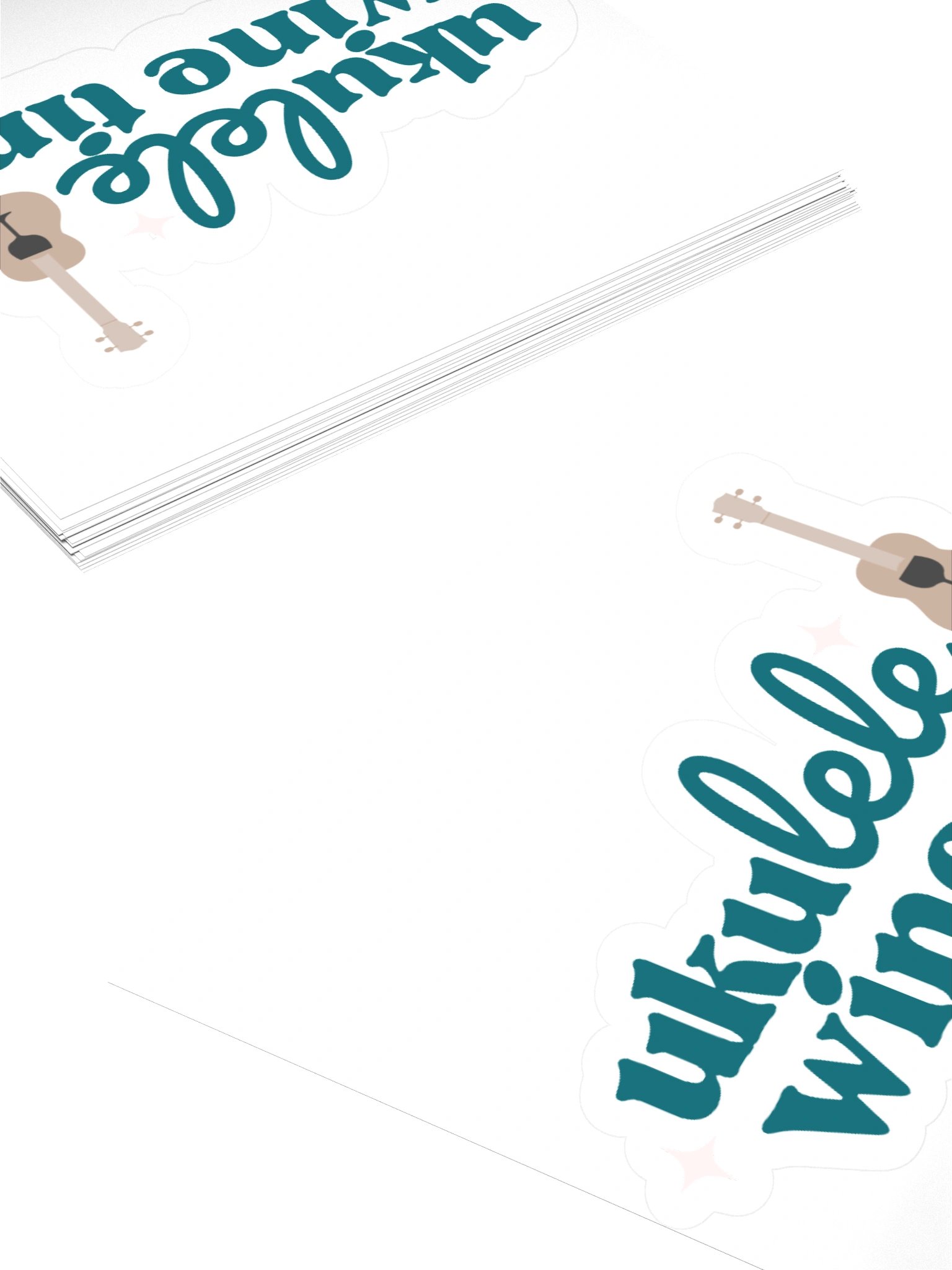 Ukulele Wine Time Sticker product image (12)