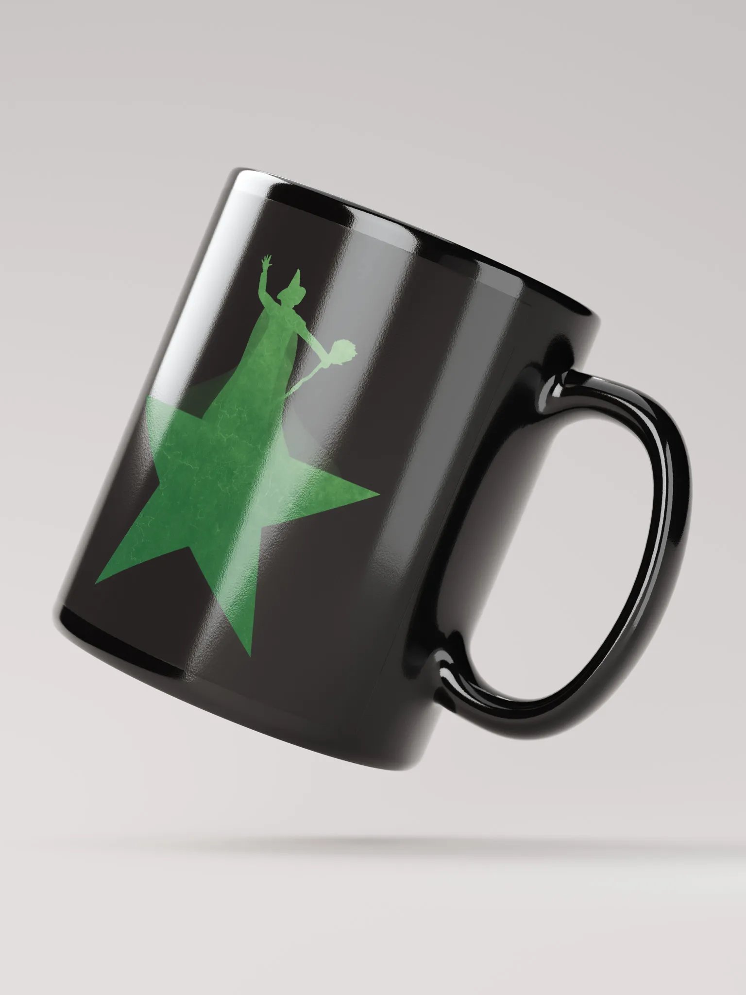 Wicked x Hamilton Mug – Black Glossy Broadway Crossover Coffee Cup product image (2)