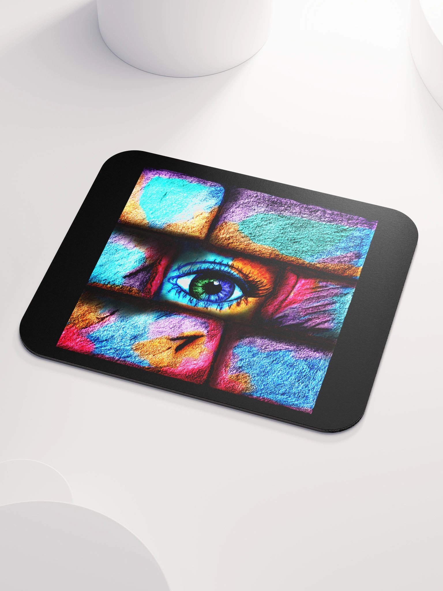 "Behind the wall" Classic Mouse Pad product image (4)