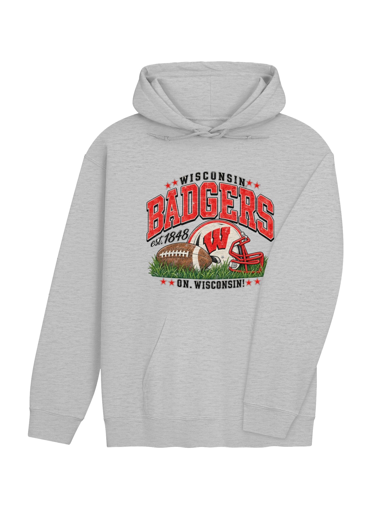 Wisconsin Badgers On Wisconsin Hoodie product image (10)