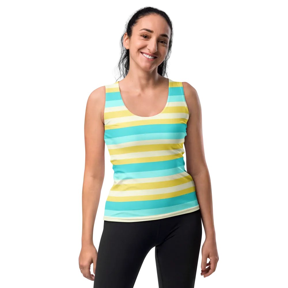 Bright Breeze Striped Women's Tank Top product image (10)