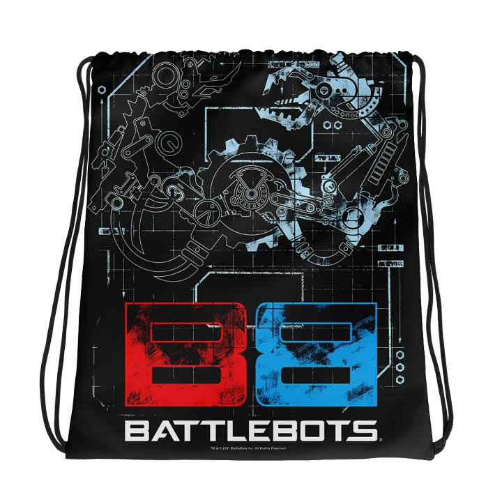 Battlebots Schematic Drawstring Bag - BattleBots Elite Gear! product image (1)