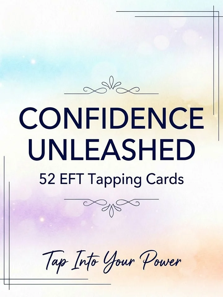 Confidence Unleashed: 52 EFT Tapping Cards for Self-Trust product image (1)