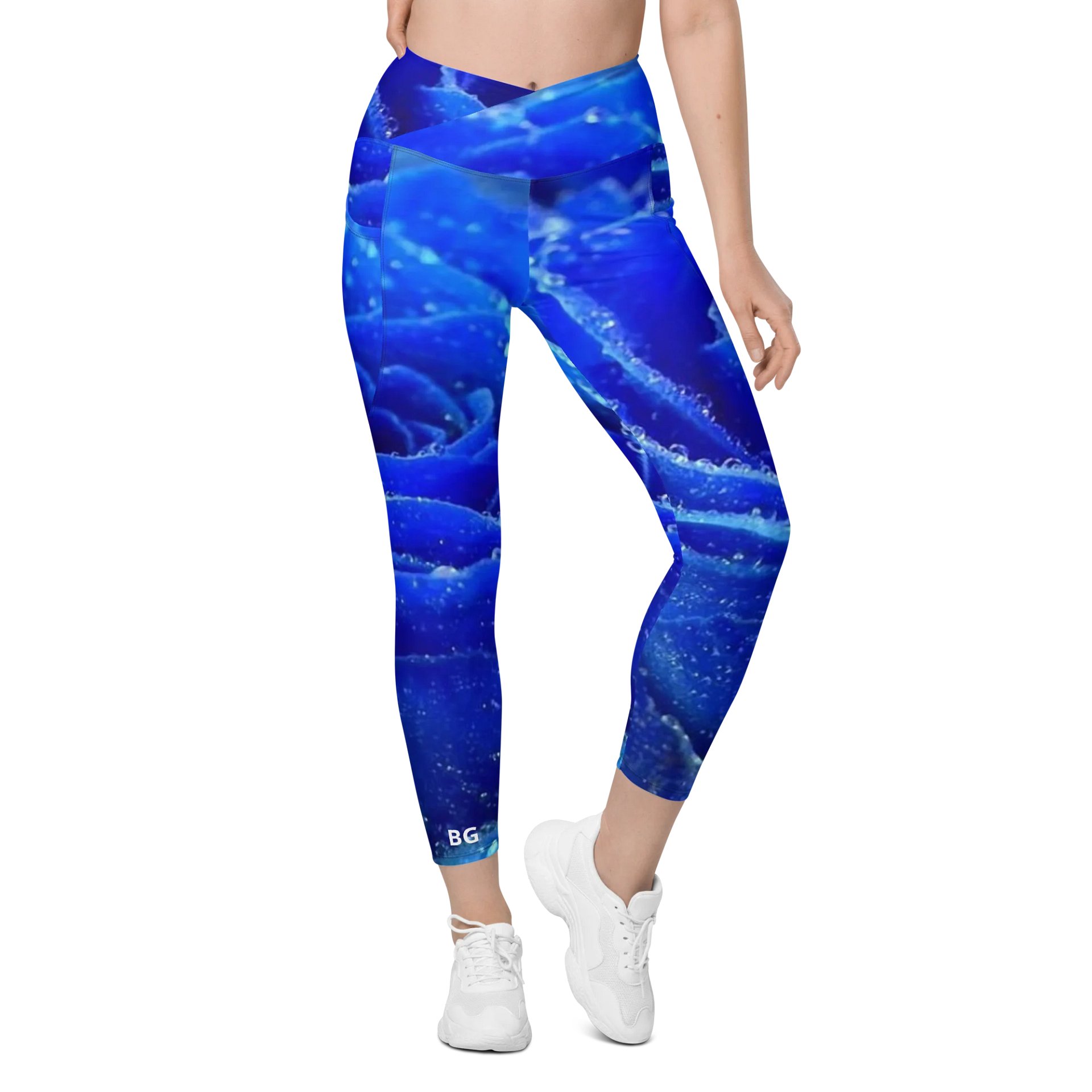 'Your Love' Crossover Leggings with Pockets product image (1)