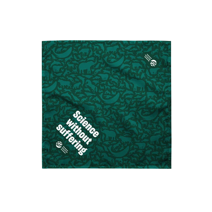 Science without suffering bandana - Green product image (1)