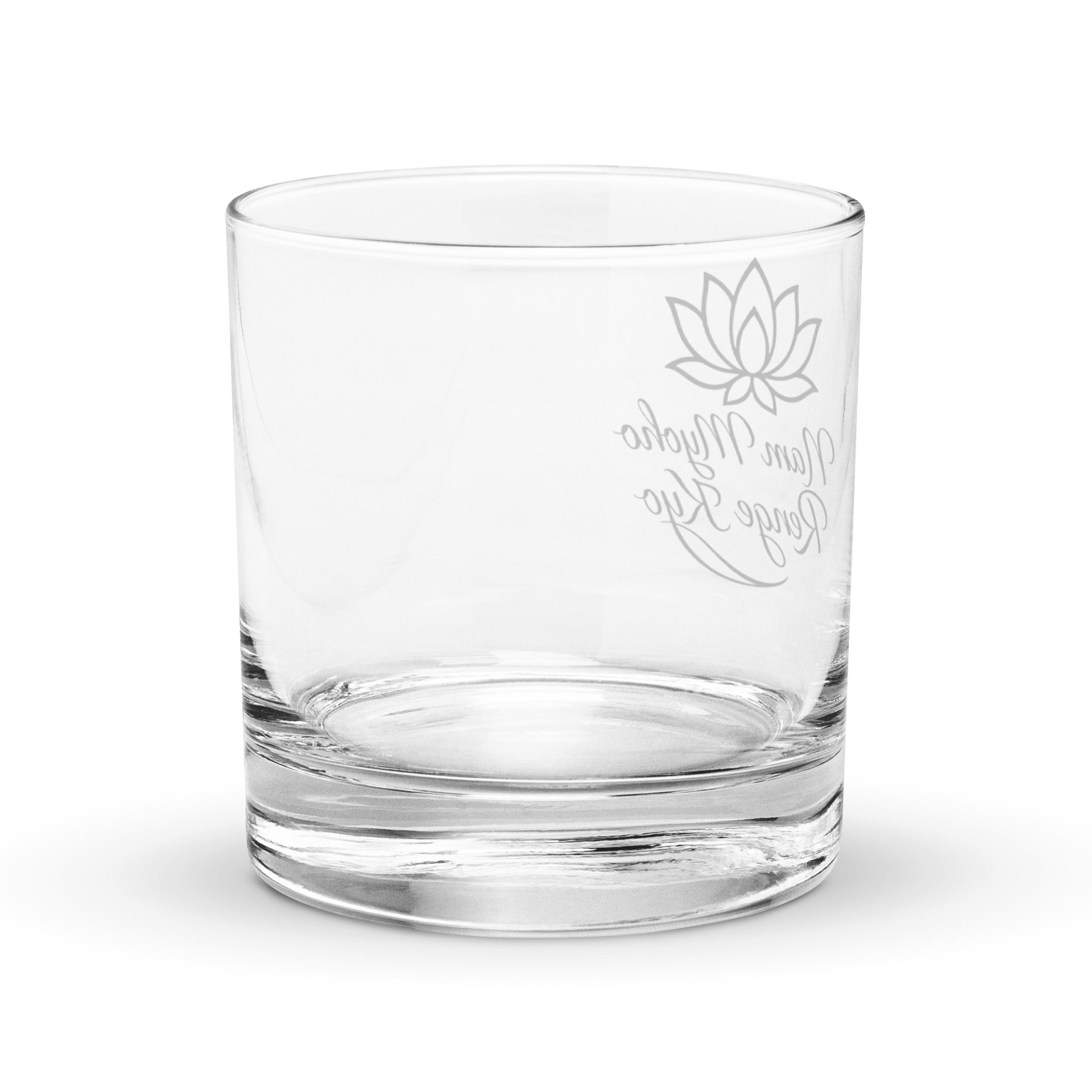Nam-Myoho-Renge-Kyo Lotus Rocks Glass – Inspire Your Daily Practice product image (4)