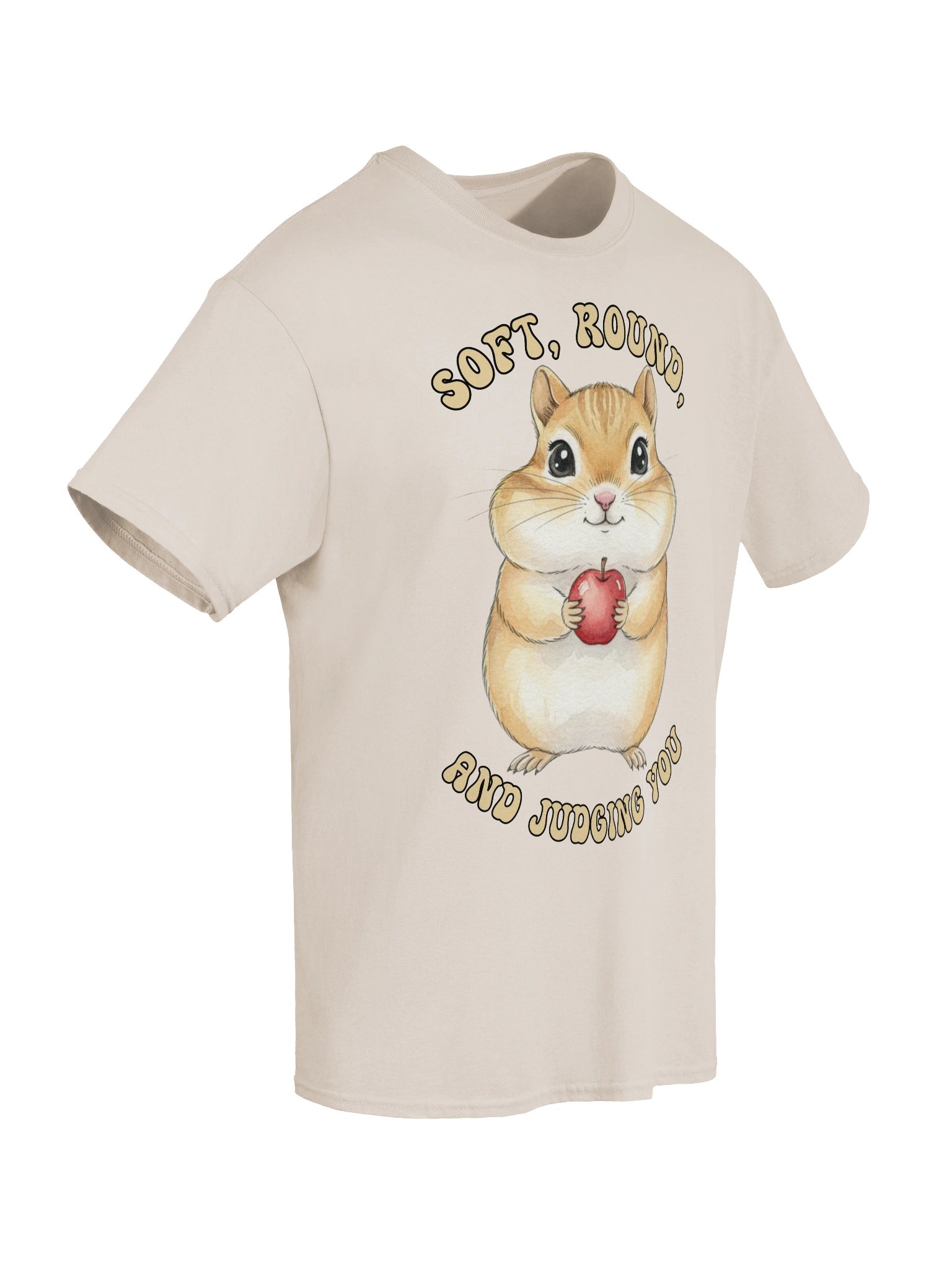 Soft, Round, and Judging You Hamster Tee product image (48)