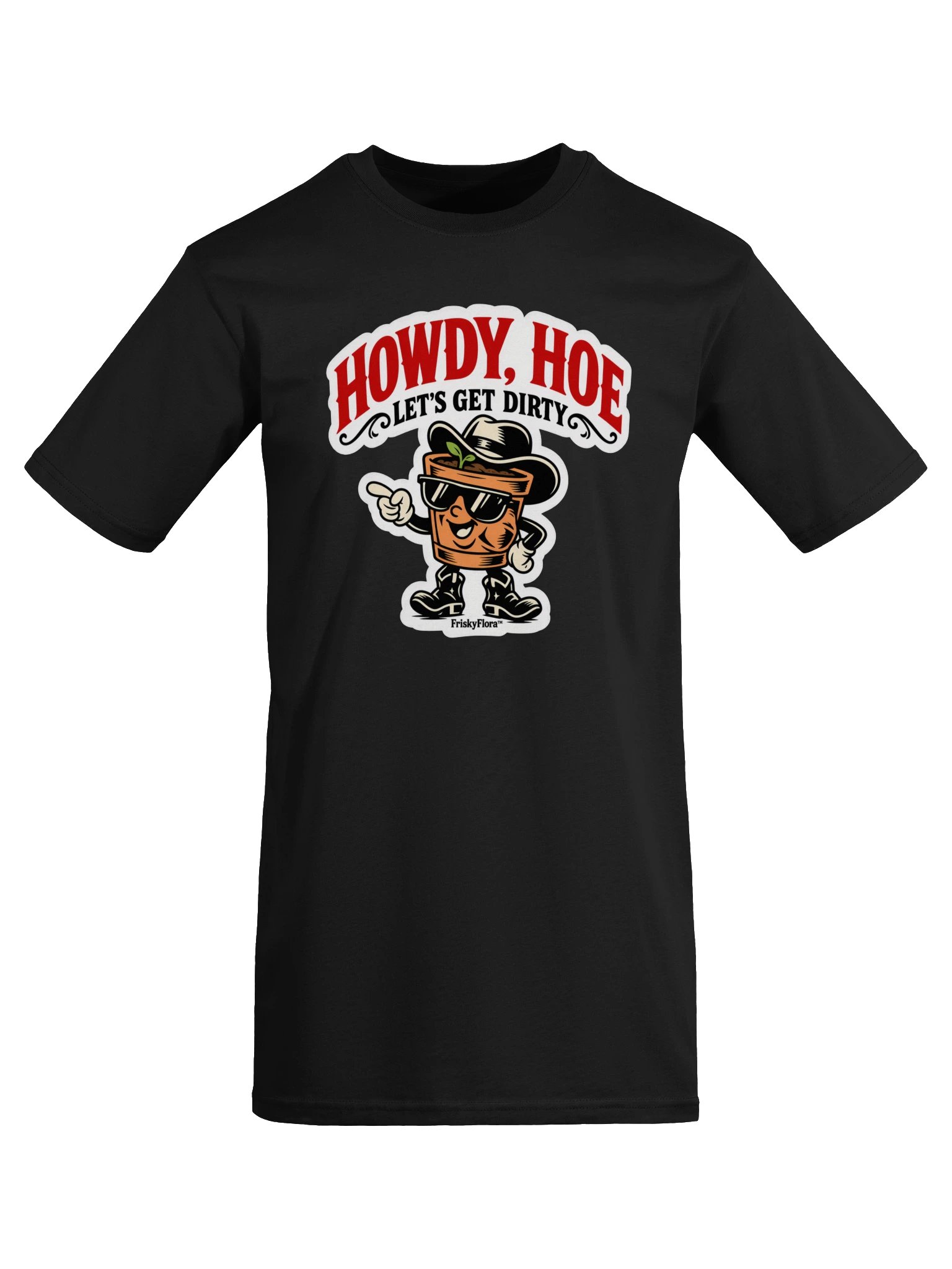 Howdy, Hoe Cowboy Pot Premium Tee product image (21)