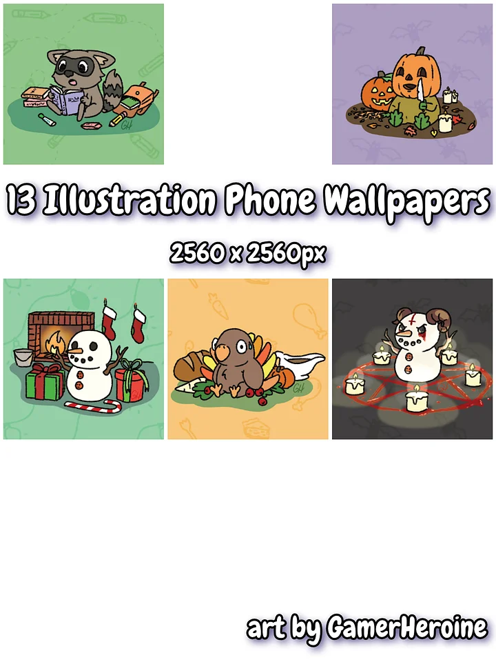 Animal Illustration Phone Wallpapers product image (2)