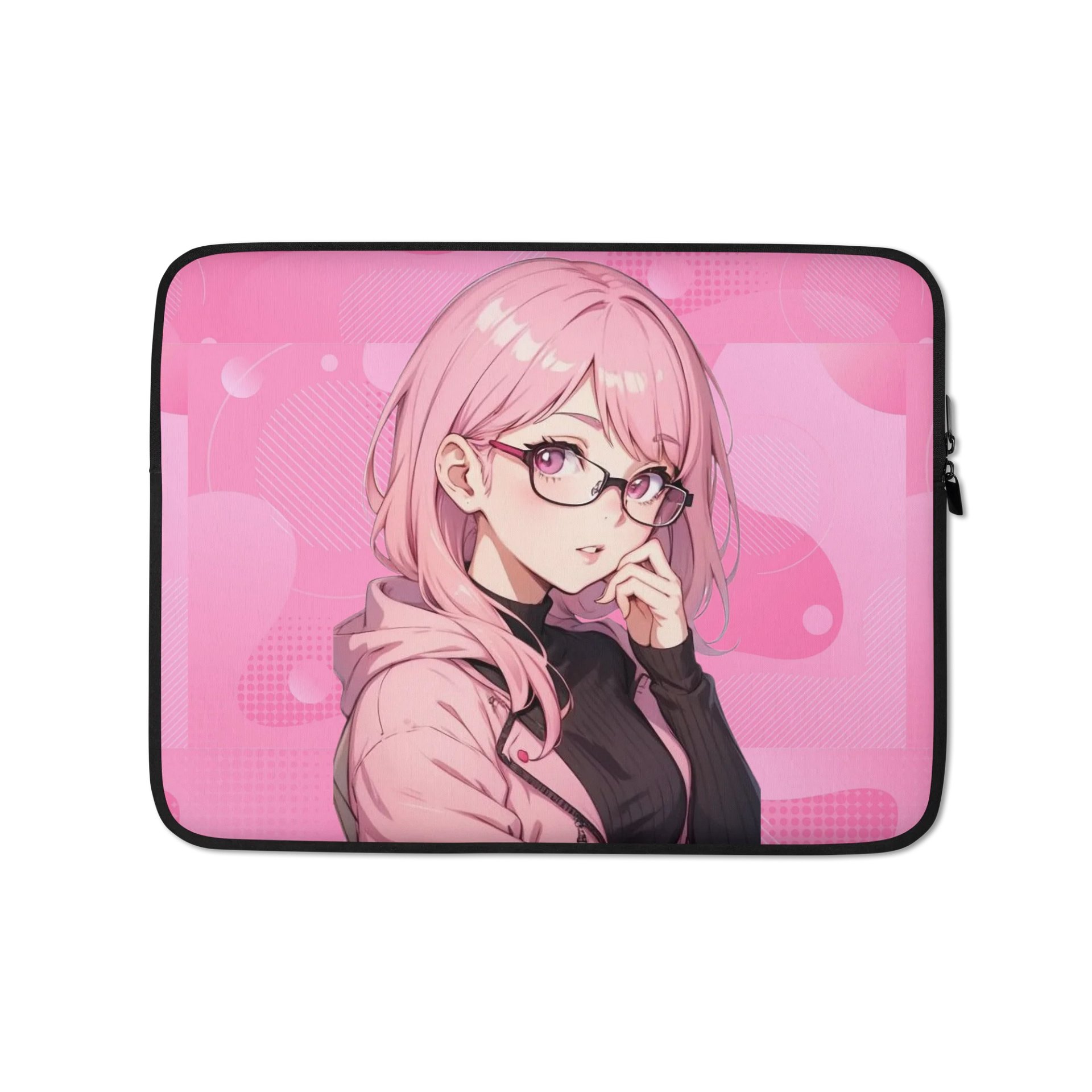 (PINK WAIFU) K Laptop Sleeve product image (1)