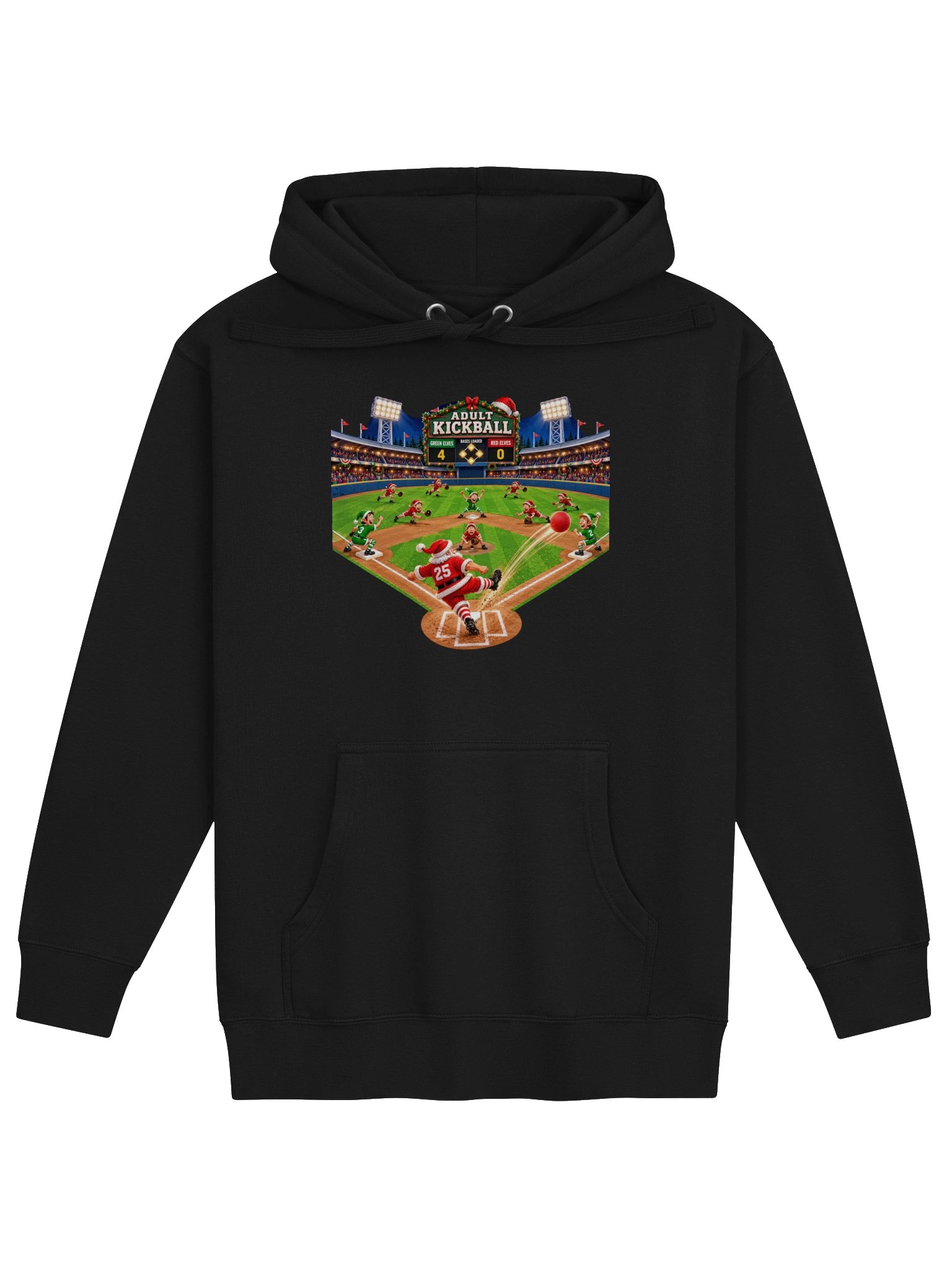 ADULT KICKBALL: NORTH POLE CHRISTMAS EDITION - HOODIE product image (1)