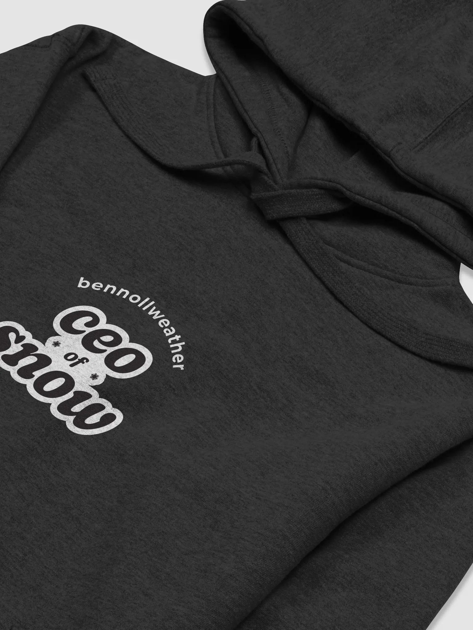 CEO of snow hoodie - black product image (3)