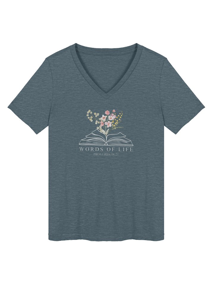 Words of Life V-Neck T-Shirt product image (12)