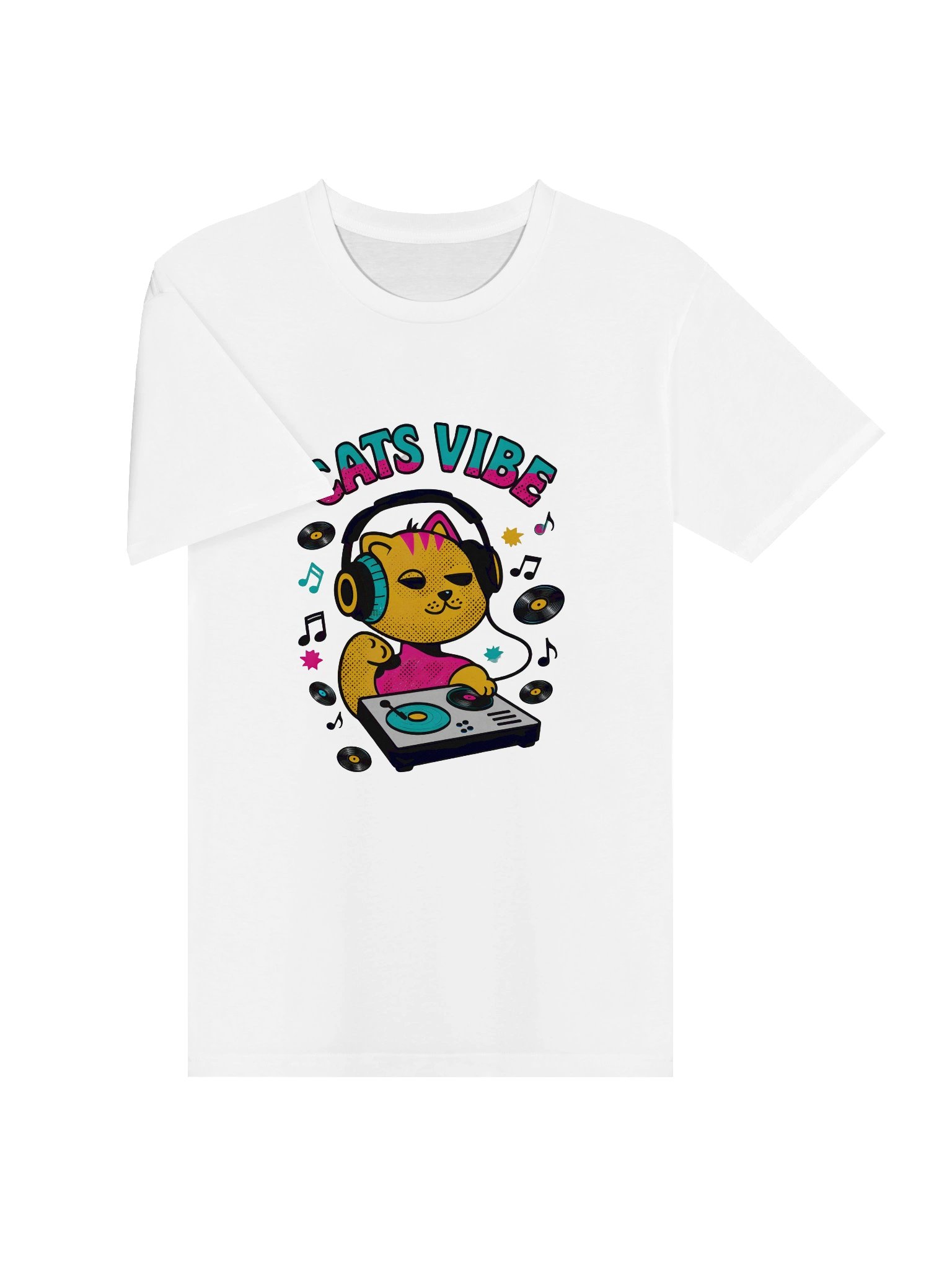 DJ Cat Groove Unisex T-Shirt product image (8)