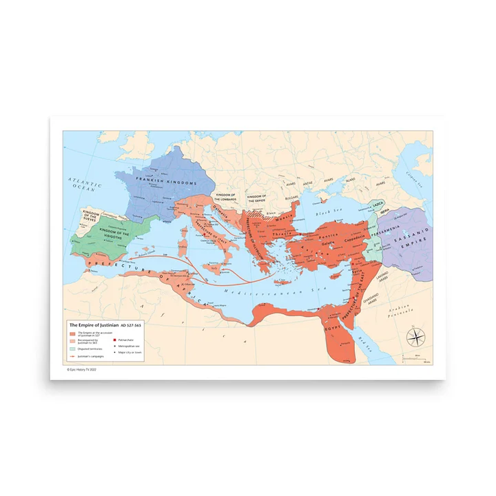 Empire of Justinian - Poster product image (1)