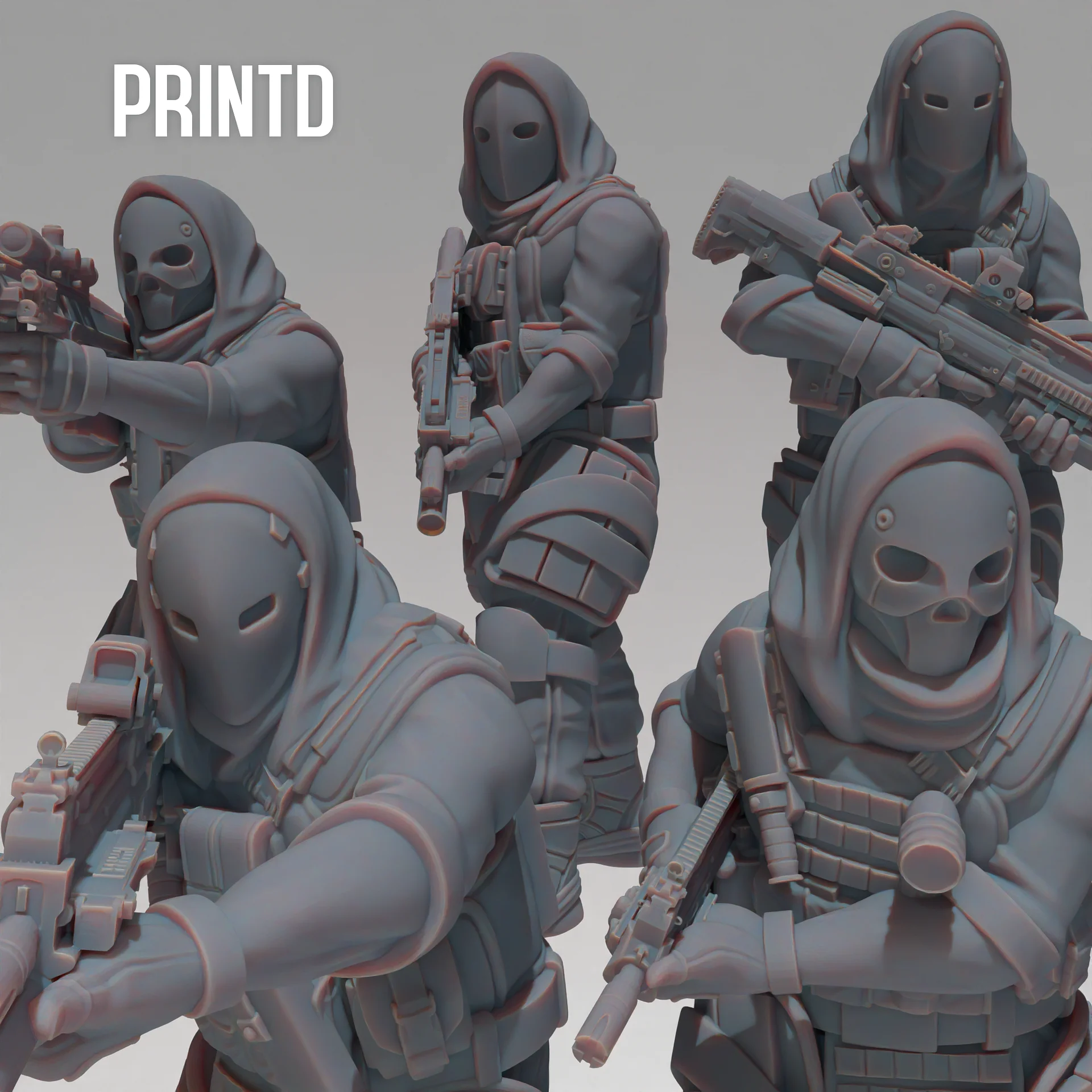 OPFOR Hades Specialist Team - Modern Warfare Wargame Hobby Resin Scale Models product image (1)